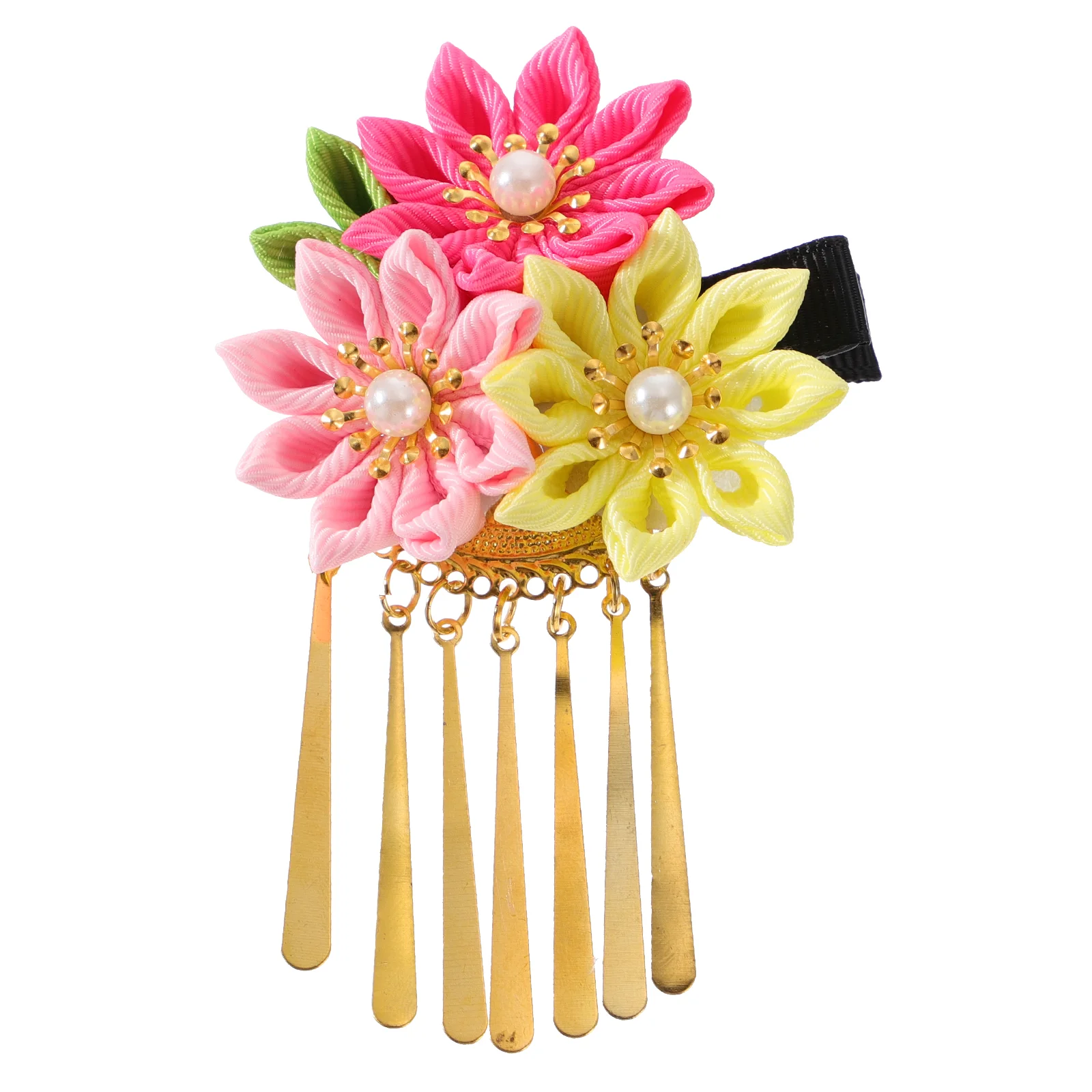 

1Pc Flowers Tassel Hairpin Exquisite Hair Clip Ancient Style Hair Ornament