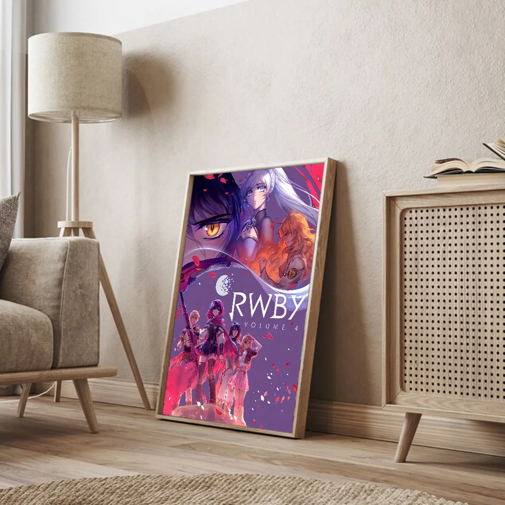 Милый Ретро-стиль R-RWBY Пленочный Постер Клейкая Настенная Художественная