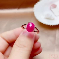 925 sterling silver ruby wedding ring gift 100 natural ruby ring fashion light luxury