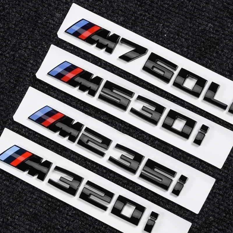 Фото Наклейка-эмблема с буквой M для багажника автомобиля BMW M125i M135i M140i M235i M240i M320i M330i M340i M350i M440i M435i M530i M540i №3