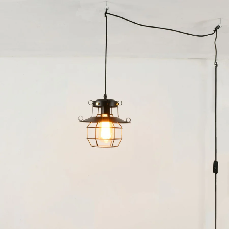 

Retro Plug in chandelier for dining room bar kitchen american retro lamp farmhouse home luminaire suspension pendentes de teto