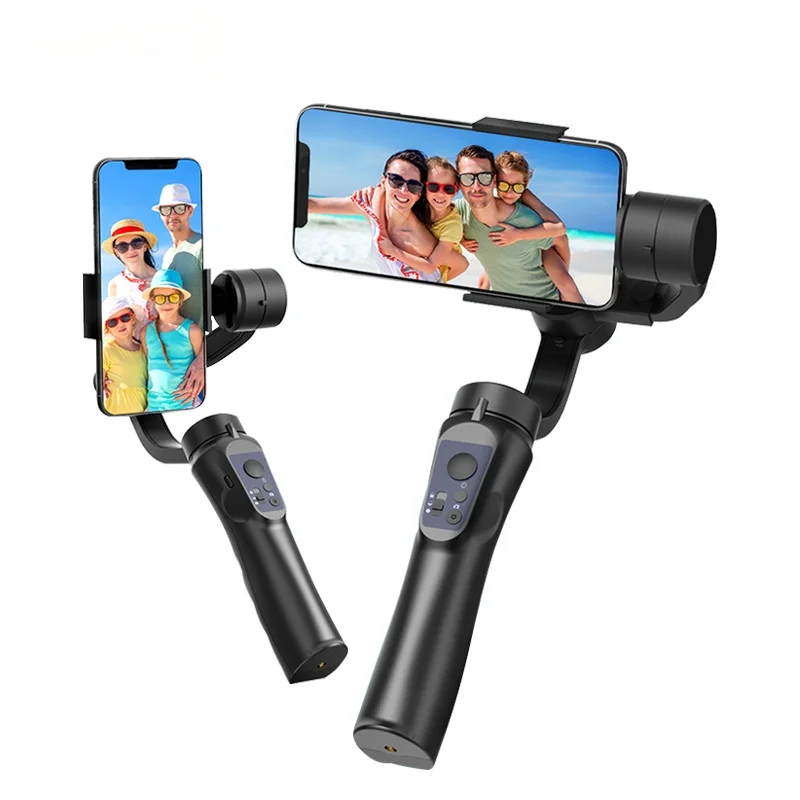

For Twitter Ins Facebook 3 Axis H4 Gimbal Stabilizer Phone Action Camera Handheld Selfie Stick Stabilizer Tripod Goprpo Vlog