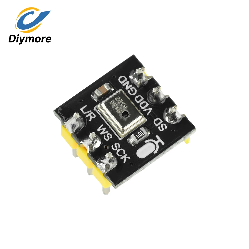 Фото Модуль всенаправленного микрофона MS4030 MEMS I2S с поддержкой ESP32 INMP441 60Гц-15кГц для различных сценариев захвата голоса №3