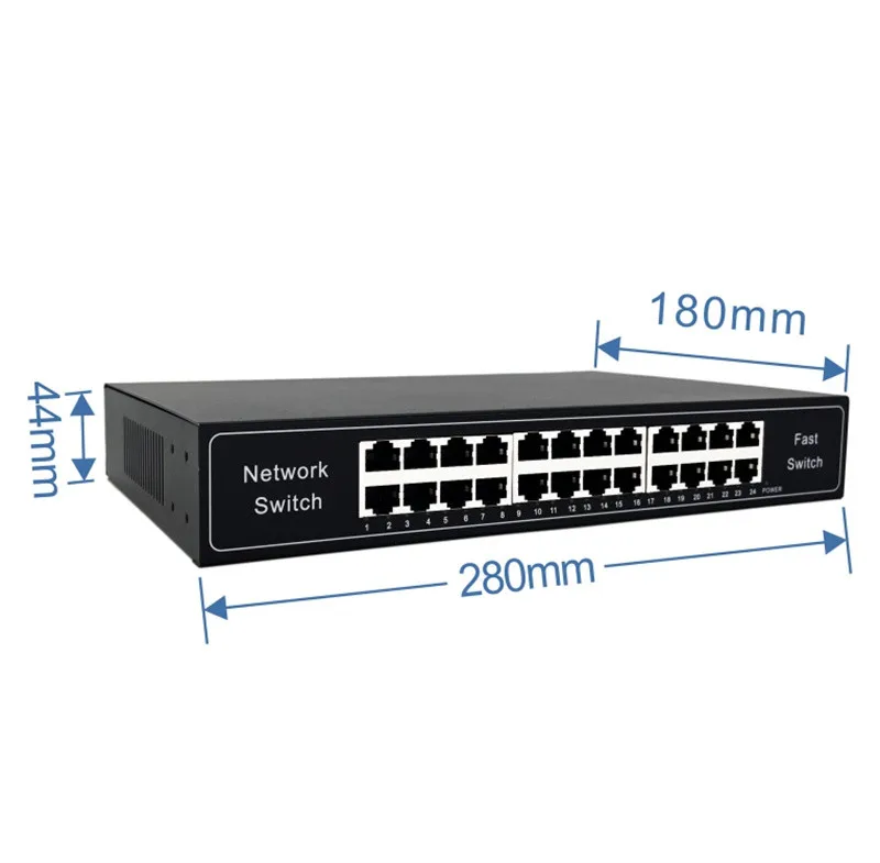 Выгодная цена, сетевой коммутатор с 24 портами Gigabit 10100 Мбитс (art.: 3920bdef22fb7) - 3920bdef22fb7