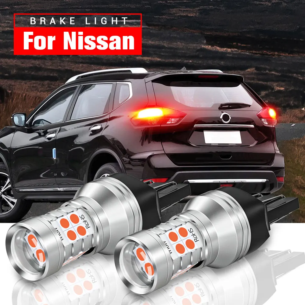 

Лампа светодиодная стоп-светильник W21/5W T20 7443 Canbus без ошибок для Nissan 350Z Cube Juke Maxima Micra Pathfinder R52, 2 шт.
