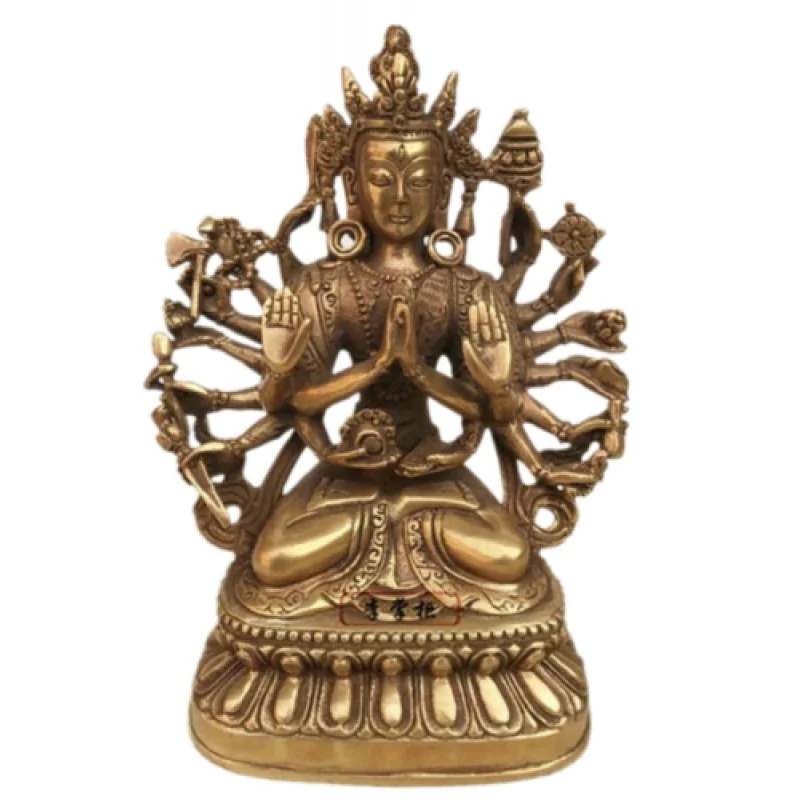 

Condi медный Будда статуя экзорцизма квазитифому 18-Hand Bodhisattva