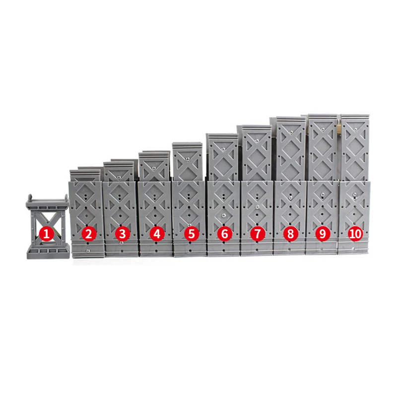 

Toy Track Screw Brace Kit Compatible With Toy Truck With Railway Engine Toy Train Wooden Viaduct Accessory