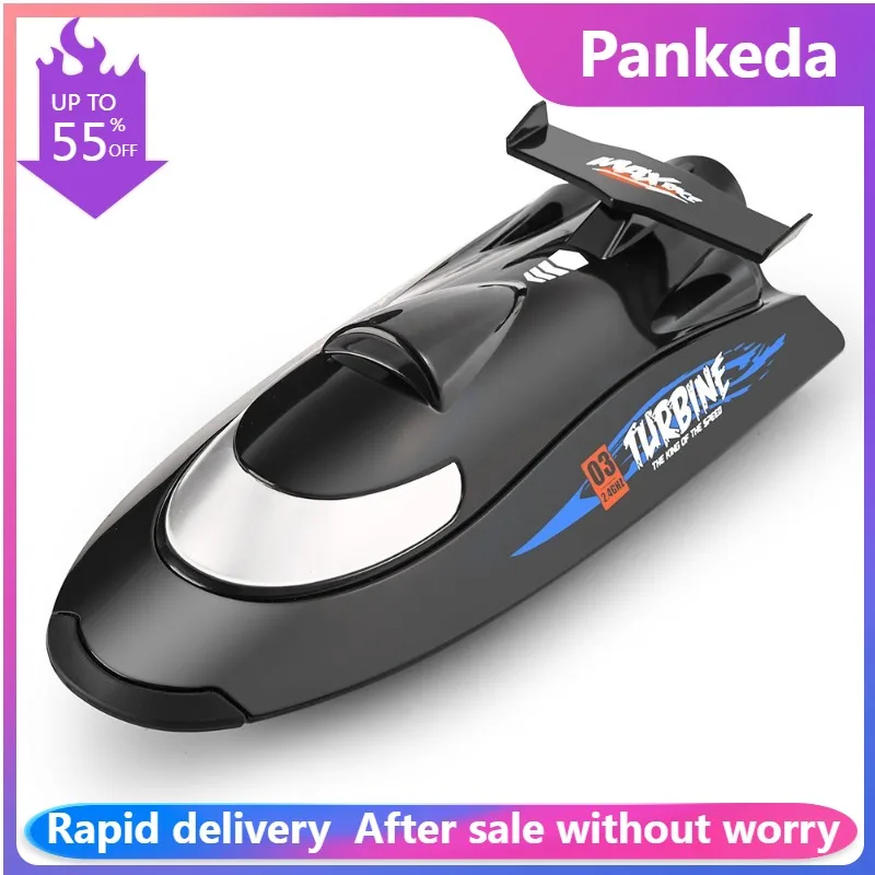 

Flytec V009 Waterproof 2.4GHz RC Boat Third gear speed 30km/h Remote Control Ship for Kids Adults Summer beach Birthday present