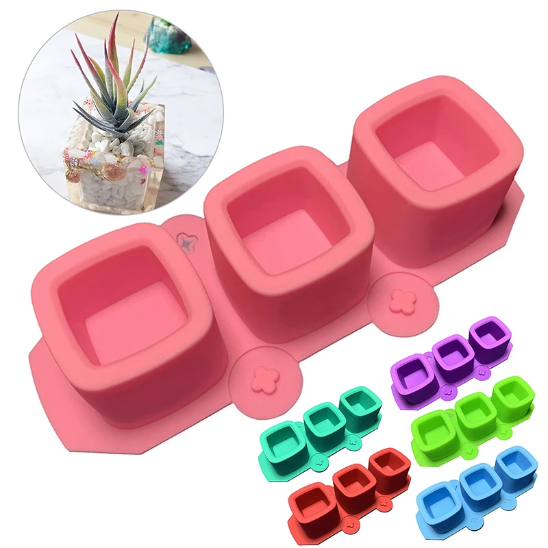 

Octagonal Silicone Mold Concrete Fleshy Flower Pot Candlestick Mold Ceramic Clay Manual DIY Clay Crafts Mold Flower Pot Mold