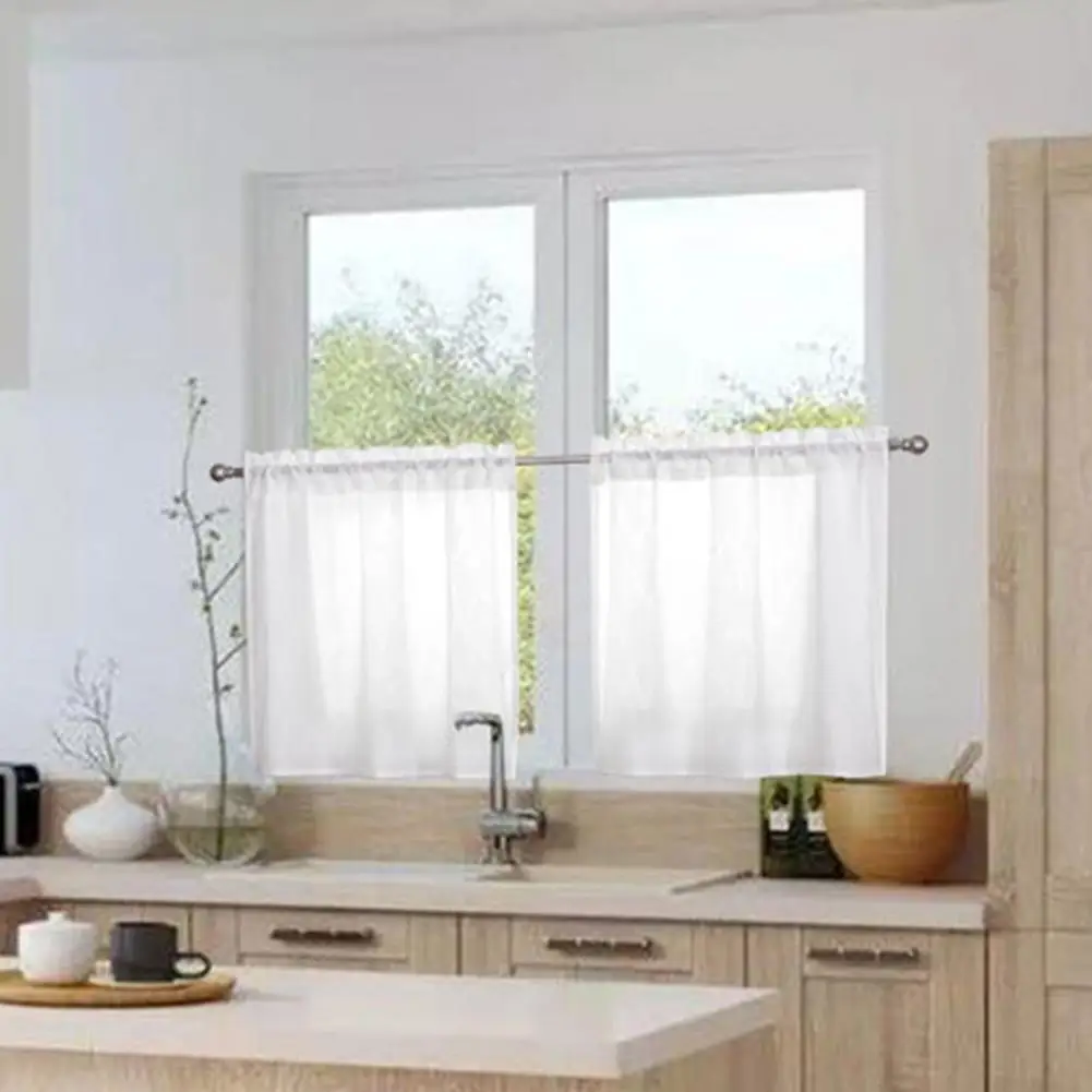 

Wonderful Lightweight Convenient Easy Installation Breathable Window Sheer Household Supplies Curtain Window Screen