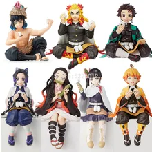 Figuras de acción de Demon Slayer, juguetes de 14cm, Kamado, Rengoku, Kyoujurou, Kimetsu no Yaiba, Kamado, Tanjirou, Nezuko