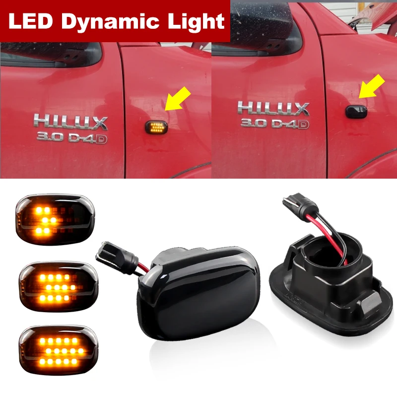 Светодиодные Боковые Габаритные Огни Canbus Для Toyota Hilux Surf Harrier N21 ACU3/GSU3/MCU3 1997-2016