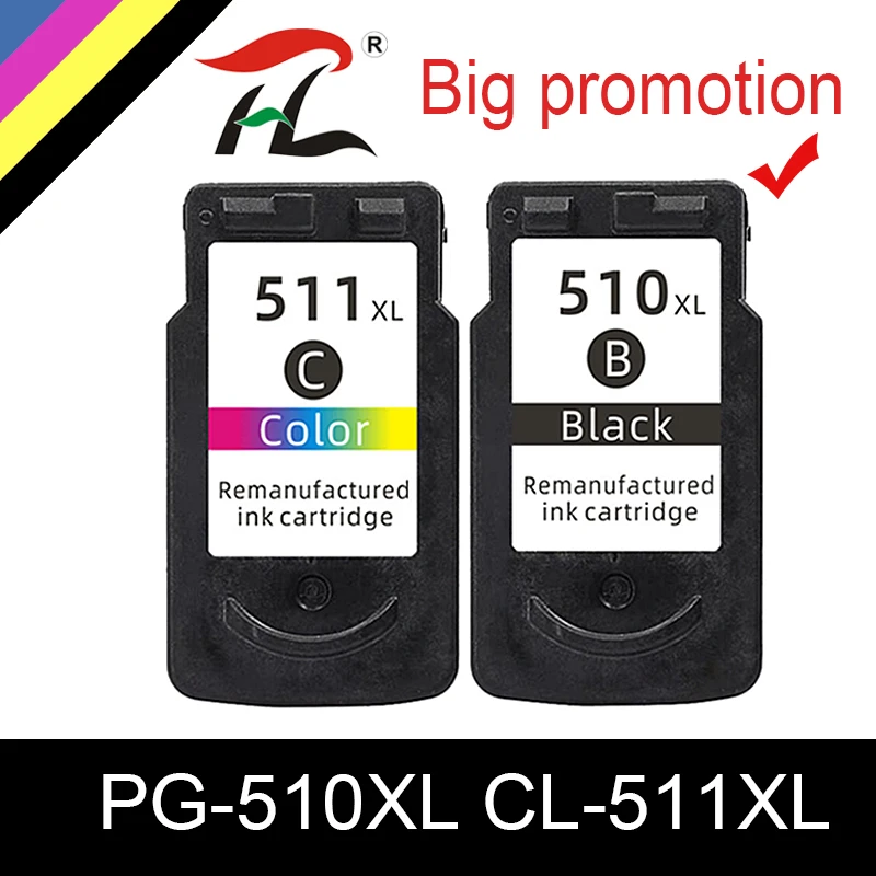 

PG510 CL511 Ink Cartridge Compatible for Canon Pixma IP 2700 2702 MP 230 240 250 260 270 330 280 282 MX 320 330 340 350 410 420