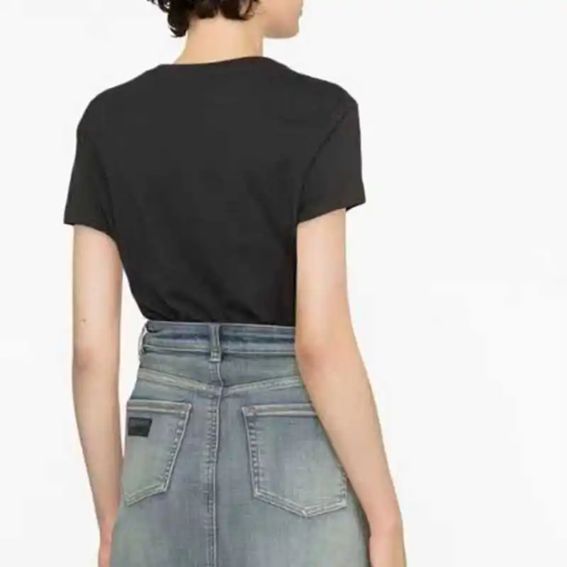 

2023 Summer New Letter Printing Casual Round Neck Short-sleeved T-shirt Women
