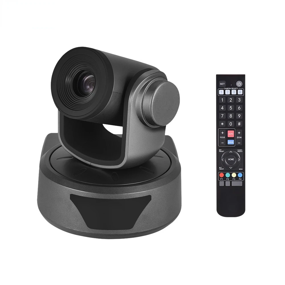 

Video Conference Camera Webcam 10X Optional Zoom Full HD 1080P 52 Degree Wide Viewing Auto Focus USB2.0 Cam for Meetings
