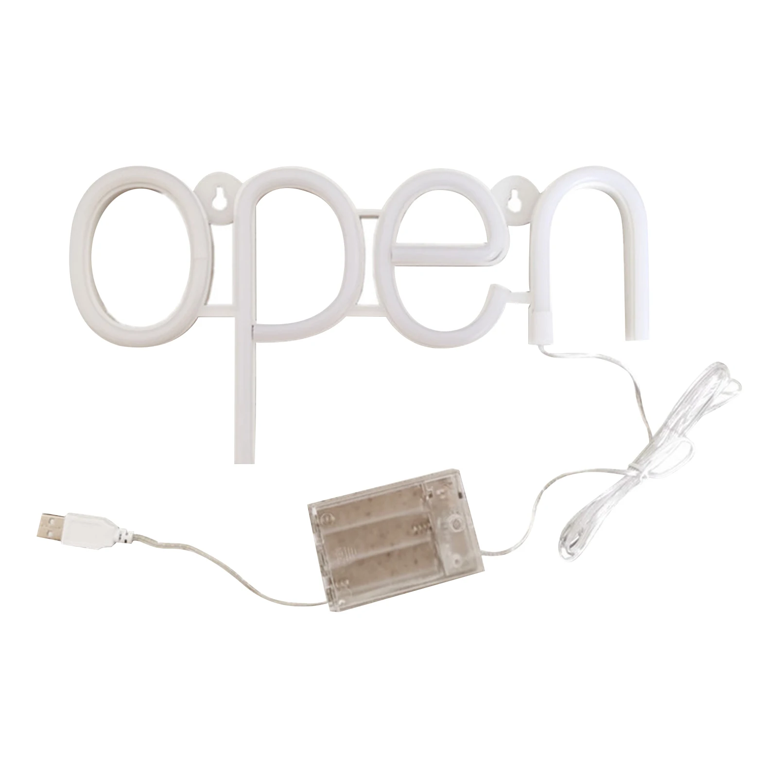 

Shop Open Light Store Club Cafe USB Battery Operated Festival Wall Hanging Window Pub Bar Restaurant LED Sign Hotel Decoration