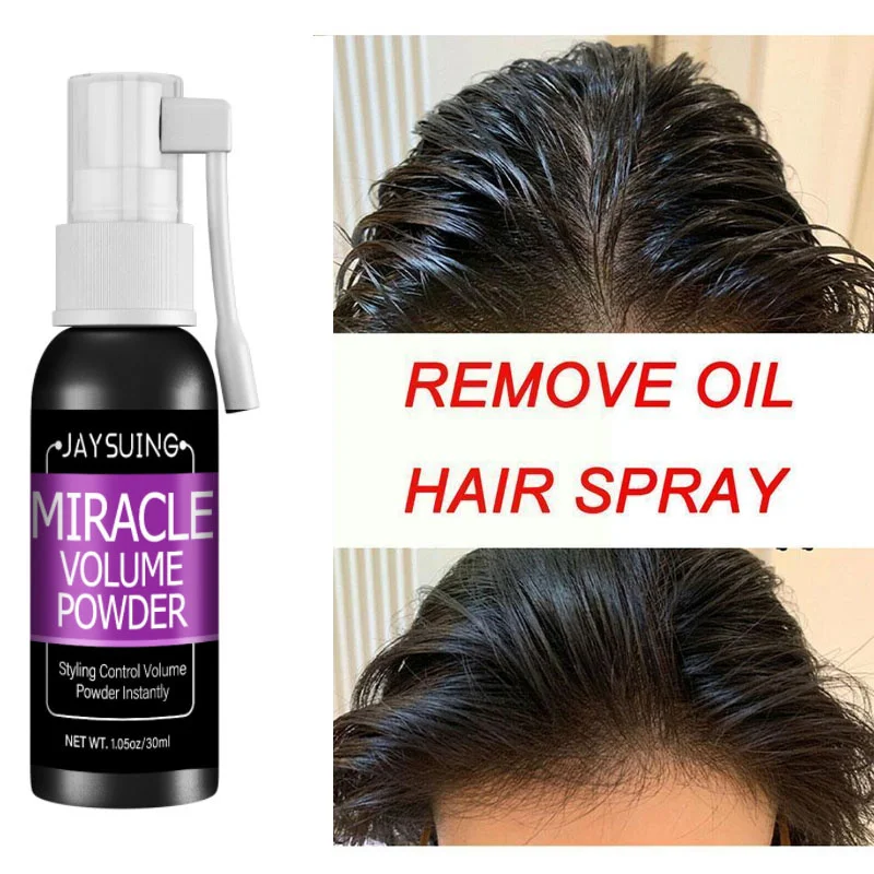 

Oil Control No-wash Hair Fluffy Spray Leave-in Dry Shampoo Oily Scalp Prevents Frizz Nourishes Volumizing Hairspray Styling Gel
