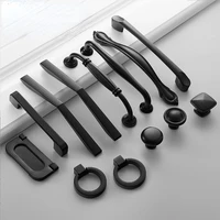 door handles for cabinets and drawers kitchen handle knobs aluminum black furniture drawer knob pull cupboard furniture cabinet