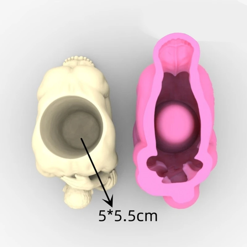 Держатель для кистей макияжа органайзер формы цветочных горшков