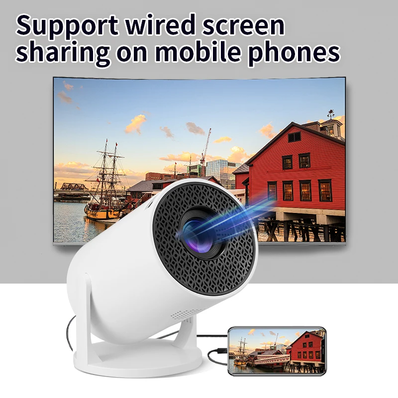 Смарт-проектор Salange M10 мини-портативный Wi-Fi беспроводной тем же экран для