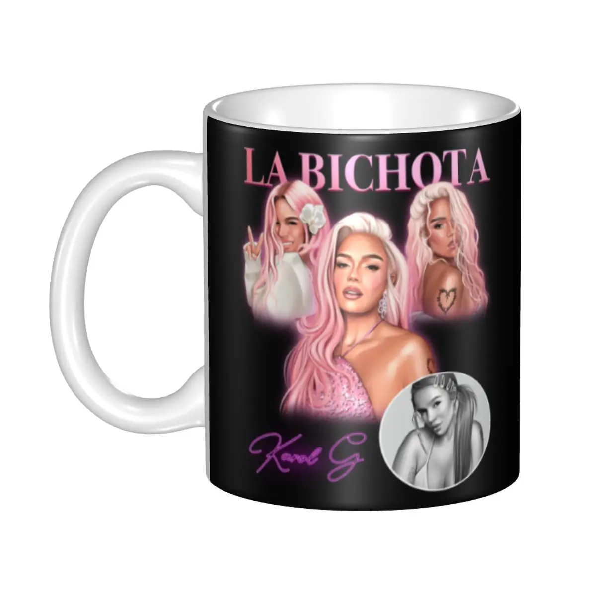 Кофейные кружки Karol G Bichota Heart на заказ сделай сам индивидуальная керамическая