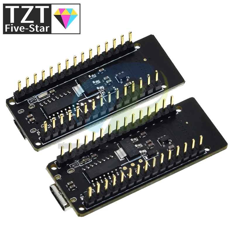 TZT RF-Nano для Arduino Nano V3.0 Micro USB плата ATmega328P QFN32 5 в 16 м CH340 интегрированная NRF24l01 + 2 4G