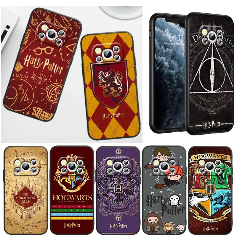 

Cute harrys P-potter Love For Xiaomi Poco X5 C55 C40 C50 F4 M4 X4 GT X3 F3 GT M3 C3 NFC Pro Mix3 Silicone Black Phone Case