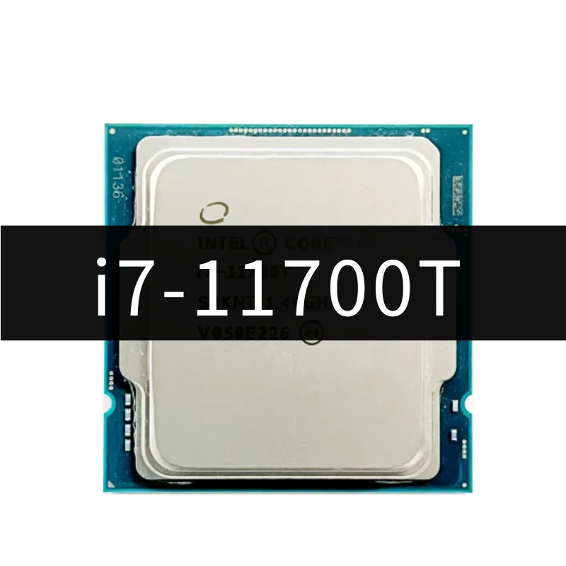 

Core i7 11700T 1.4GHz Eight-Core 16-Thread CPU Processor L3=16MB 35W LGA 1200 Sealed but without cooler