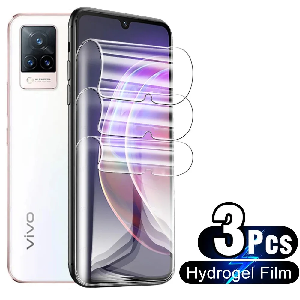 

3PCS Hydrogel Film For VIVO V23 V21E S10 S9E S12 S10E S9 Y15s Y15A Y51 Y33s Y21 V21 V20 SE Y20 Y17 IQOO 7 8 Protector Film