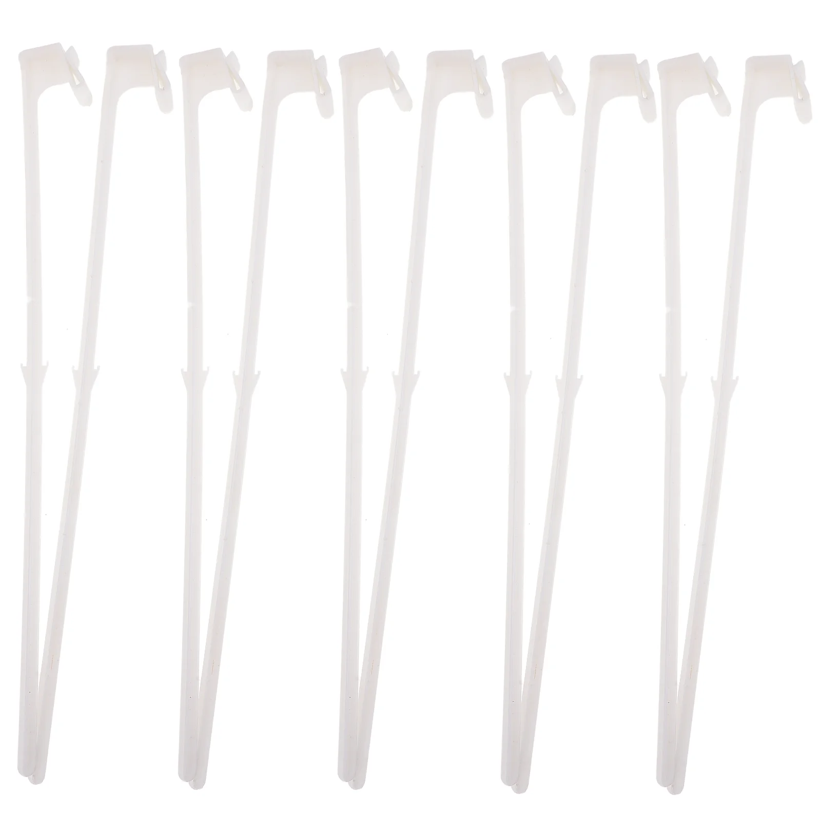 

10 Pcs Flag Poles Vehicle Frames Mini Houses Car Adhesive Window Base Rack Country Decor Fixed Clip Mount