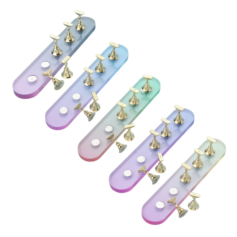 

Nail Stand Display, Nail Practice Acrylic Nail Tip Stand DIY Nail Art Drop Shipping