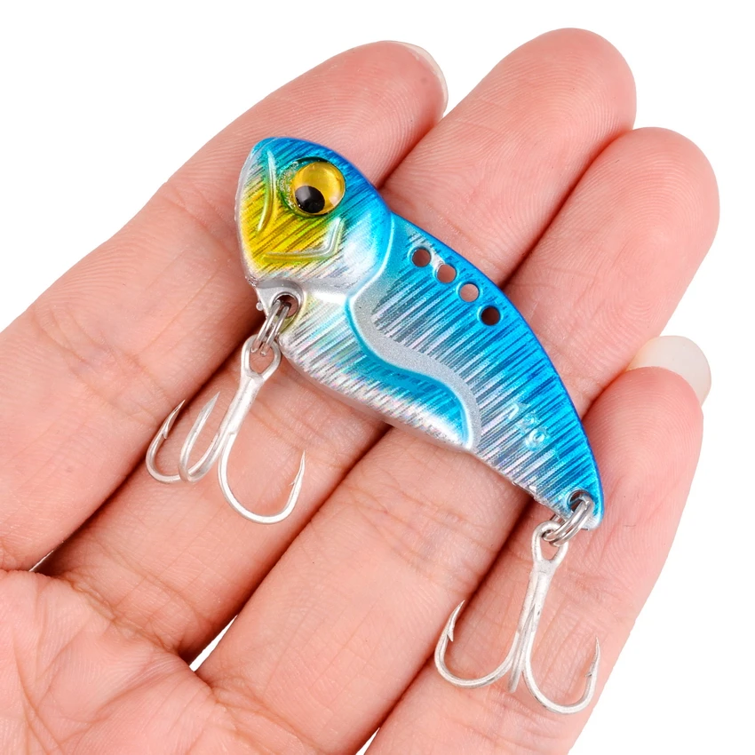 3D Eyes Metal Vib Blade Lure 5/7/10/12/14G Sinking Vibration Baits Artificial Vibe for Bass Pike Perch Fishing Long Shot Lure images - 6