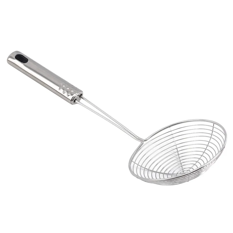 

Frying Filter Long Handle Stainless Steel Filter Colander French Fries Colander Kitchen Fried Net Sieve Spoon Foods Sifter