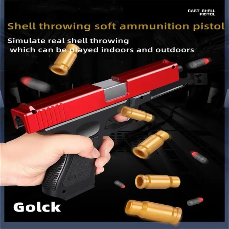 

Glock Soft Bullet Gun Shell Throwing 1911 Children's Toy Pistol Boy Toy Gift