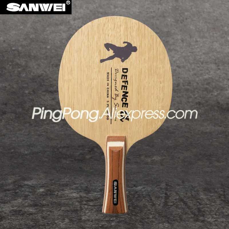 Original SANWEI Defence Alpha Defensive Table Tennis Blade Chop Racket (5 Ply Wood DEF) Ping Pong Bat Paddle
