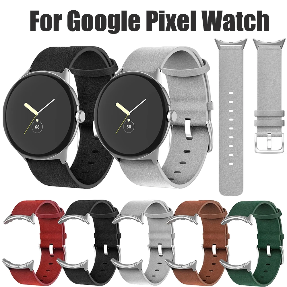 

Ремешок кожаный для Google Pixel, сменный Браслет для смарт-часов