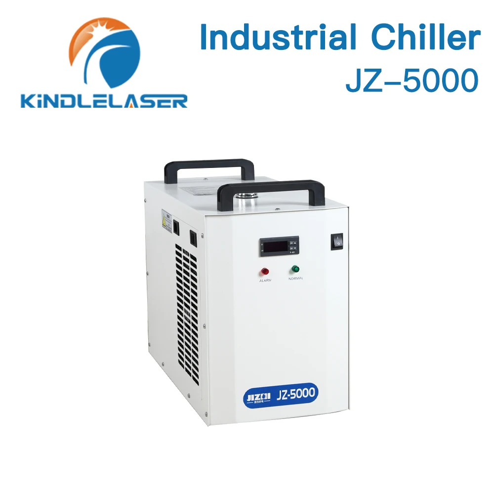 JZ-5000 Industrial Water Chiller for CO2 Laser Engraving Cutting Machine Cooling 80-100W Laser Tube DG110V AG220V