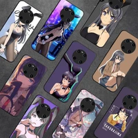 anime mai sakurajima girl phone case for samsung a51 a30s a52 a71 a12 for huawei honor 10i for oppo vivo y11 cover