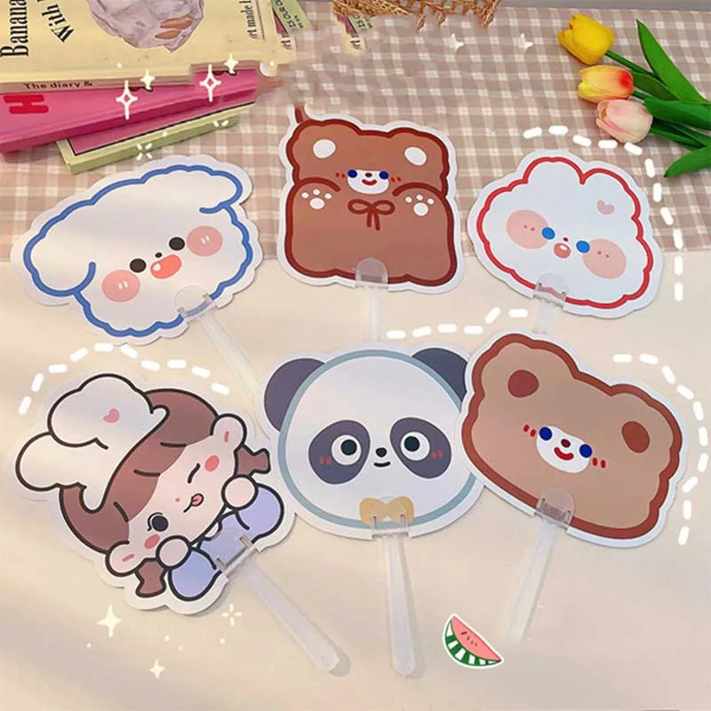 

Креативный маленький свежий переносной вентилятор с милыми мультяшными животными, ручной вентилятор, портативный вентилятор для магазина,...