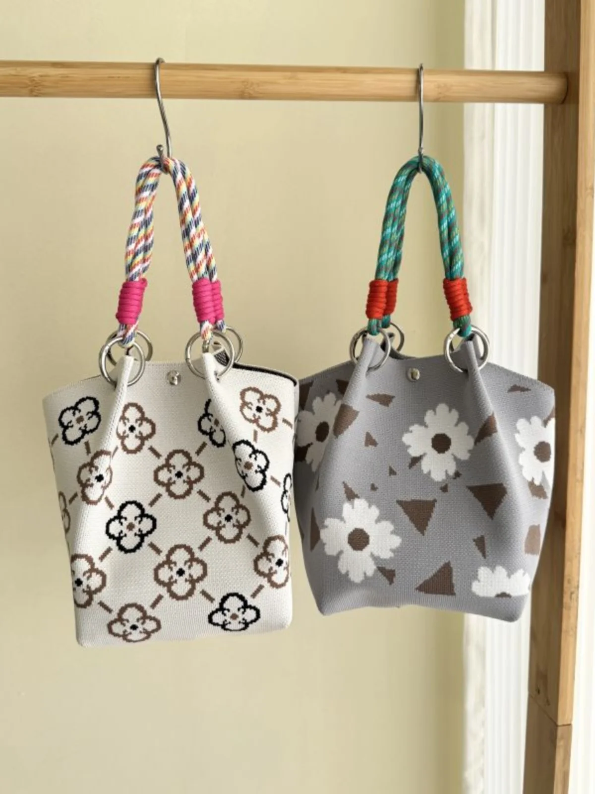 Новая милая вязаная сумка для мобильного телефона летняя дорожная кошелек монет