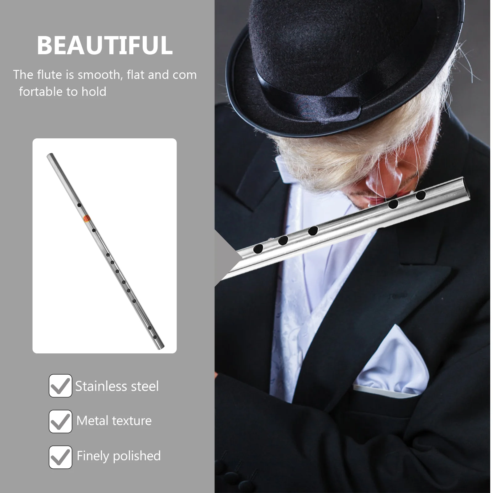 Китайский флейтовый инструмент Тыква Музыкальные инструменты из нержавеющей