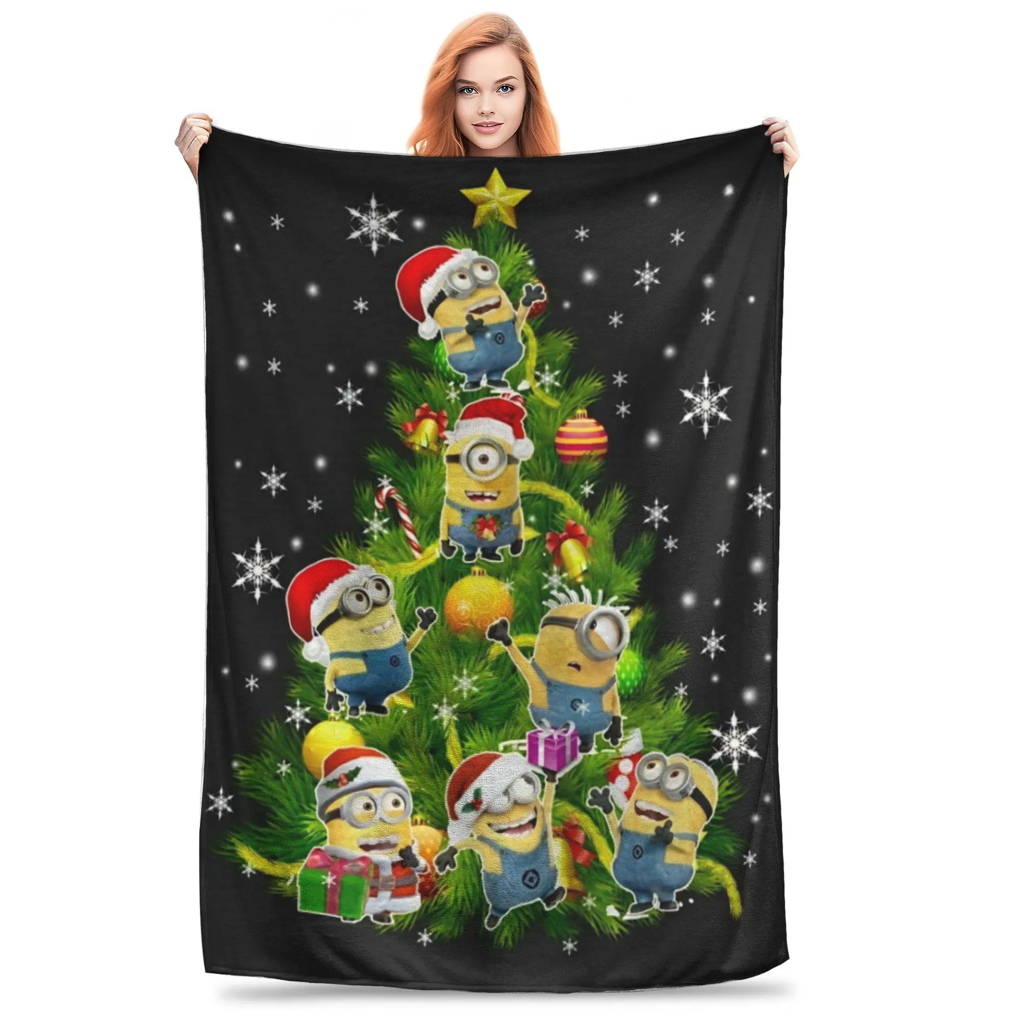 Милый фланелевый плед с рисунком Гадкий я