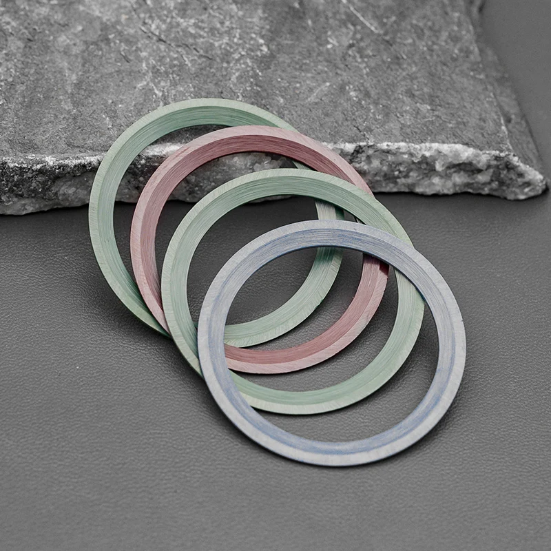 12 Hour Bezel Insert 38mm*30.5mm Multicolour Sloping SKX007 Ceramic Bezel Insert Fit SKX007 SKX009 SRPD Watch Accessories Parts