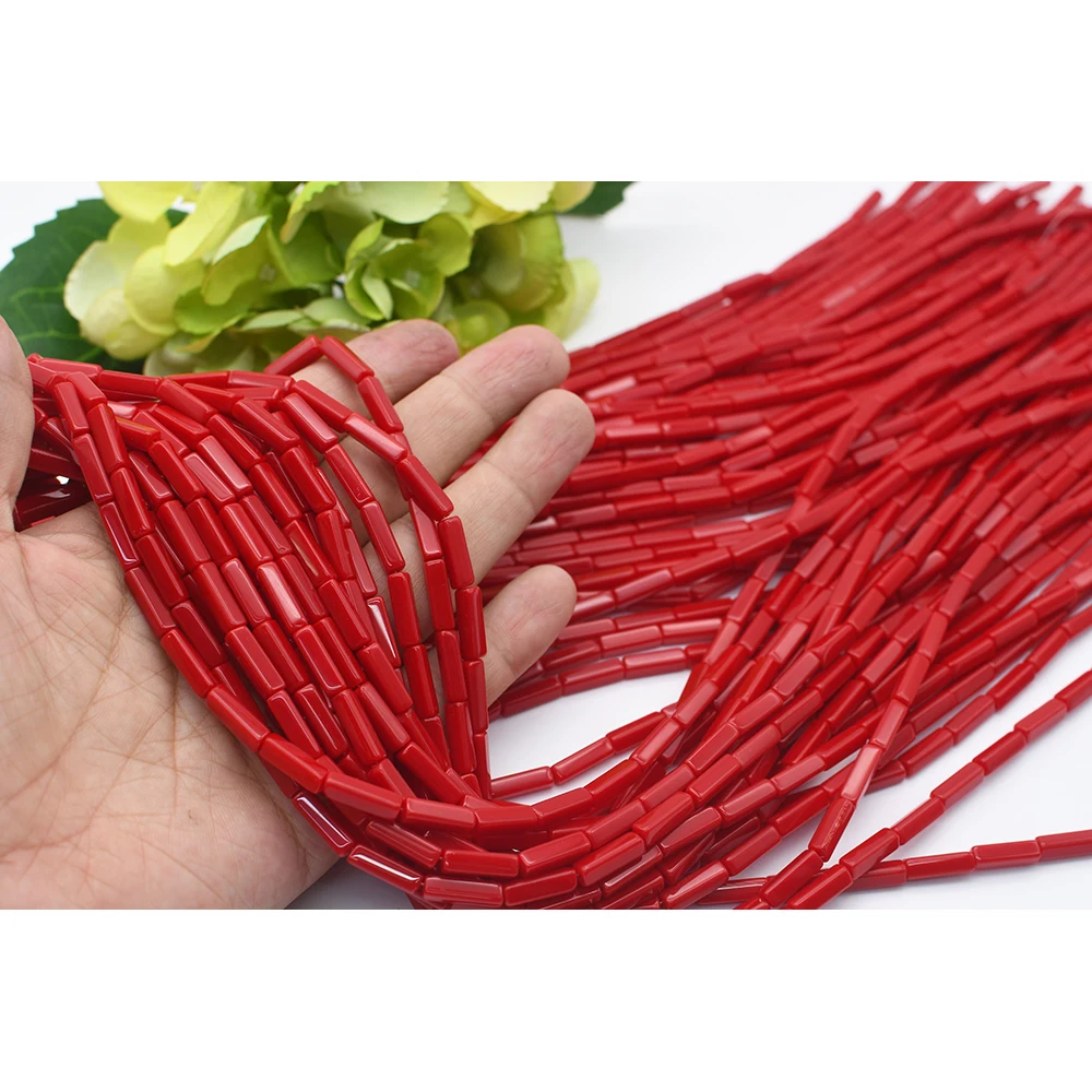 

Бусины Из Красного камня в форме кубовидного нефрита, 12 х4 мм