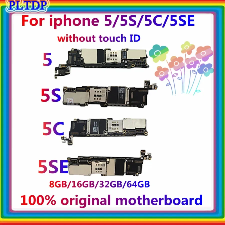 

NEW2023 Original Unlocked for iPhone 4S 5SE 5S 5C 5 6 plus 6S Plus Motherboard Full chips logic board 100% tested cellphone moth