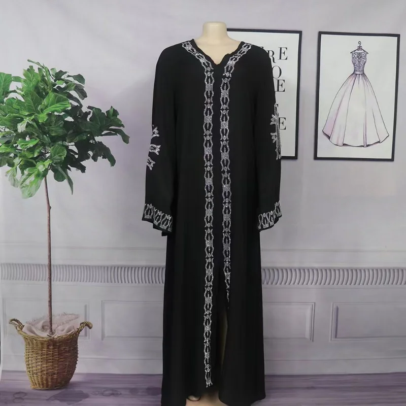Ramadan Abaya Dubai Turkey Kaftan Muslim Hijab Dress Cardigan Abayas Dresses for Women Kimono Robe Femme Caftan Islam Clothing