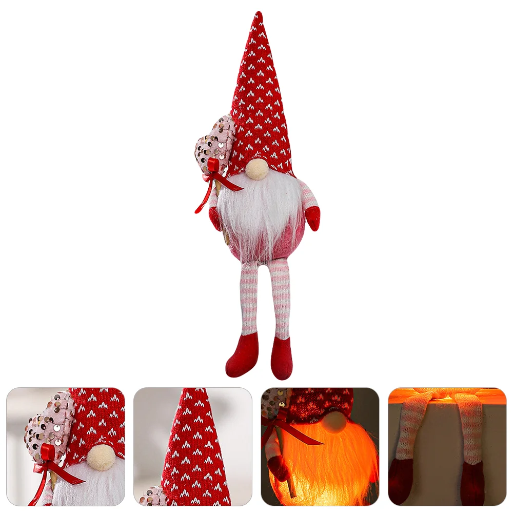

1pc Luminous Valentine's Day Decoration Lovely Faceless Plaything
