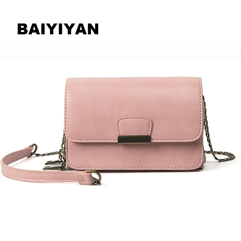 

Женская сумка-Кроссбоди на цепочке, вместительная сумка через плечо из искусственной кожи, Портативная сумка-мессенджер