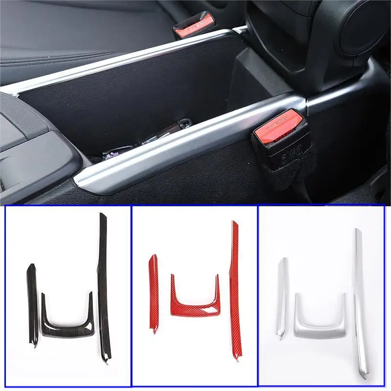 

Auto Accessories Armrest Box Trim Strip Kit ABS Car Interior Sticker Fit For Left Hand Drive BMW X1 F48 2016-22 BMW X2 F47 16-22