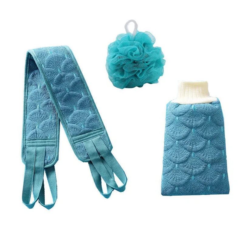 

Bath towel double-sided ladies and men's bath household strong mud rub back long rub back artifact gloves